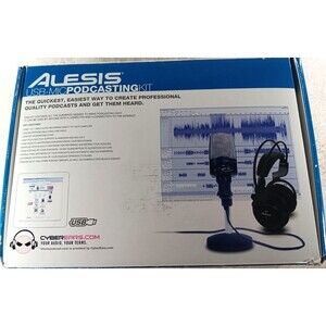 Alesis USB-MIC Podcasting Kit Am01 USB Microphone NEW OPEN BOX